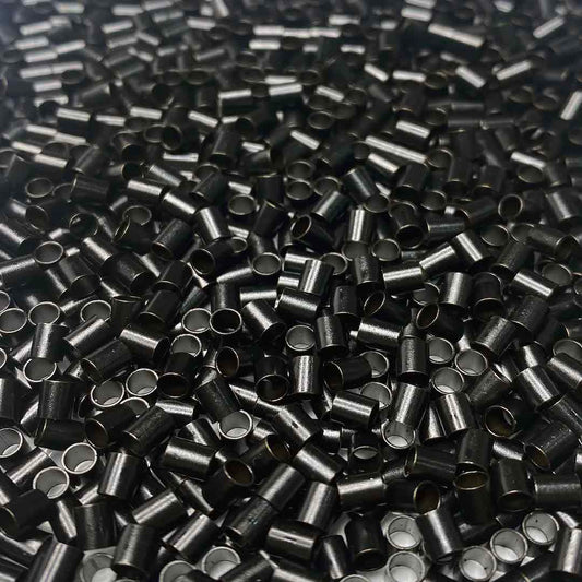 Miedziane tulejki do przedłużania włosów