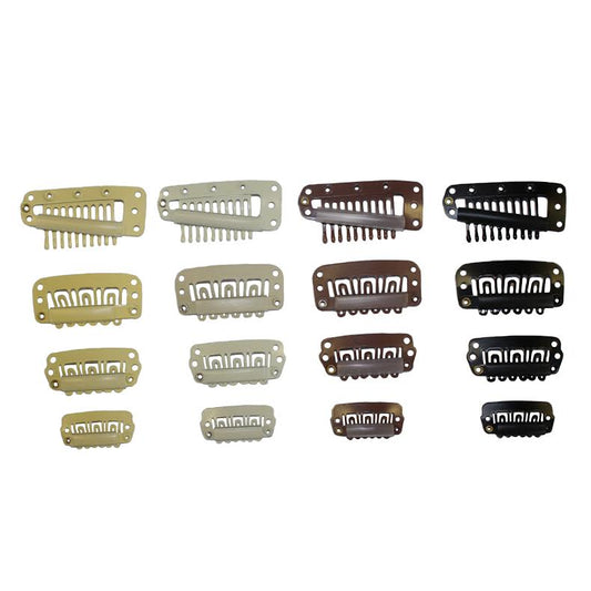 Metalowe klipsy do włosów